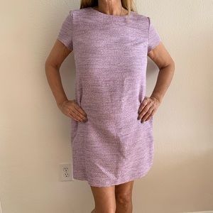 NWOT CeCe Tweed Crewneck Lilac Dress